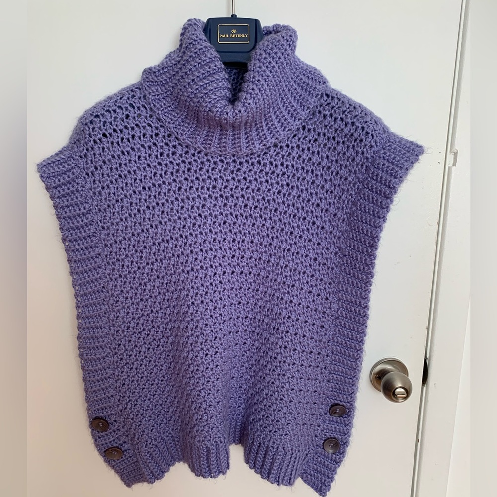 Handmade Crocheted Poncho